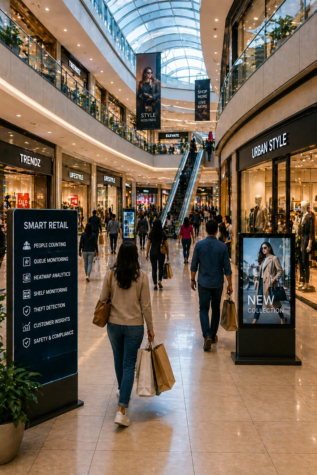 CCTV and AI security solutions for retail stores and showrooms in India