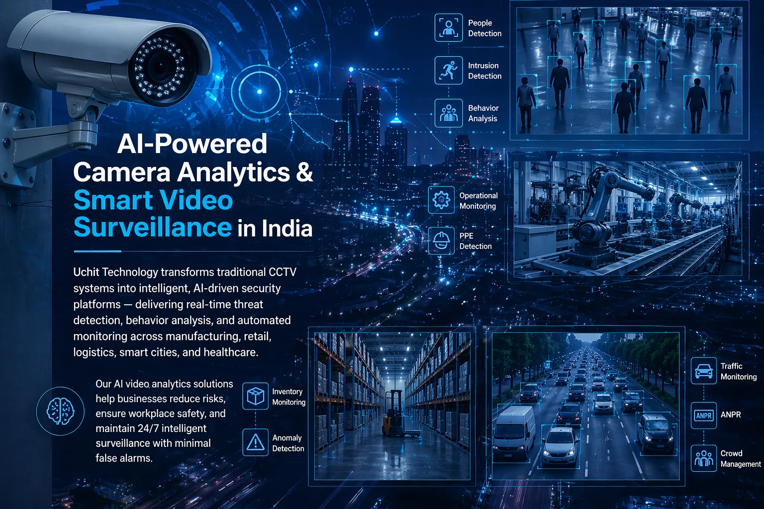 AI-Powered Camera Analytics and Smart Video Surveillance in India