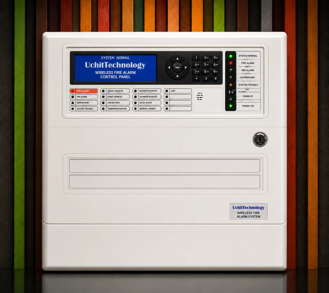 UT-S fire alarm panel - addressable fire detection system India