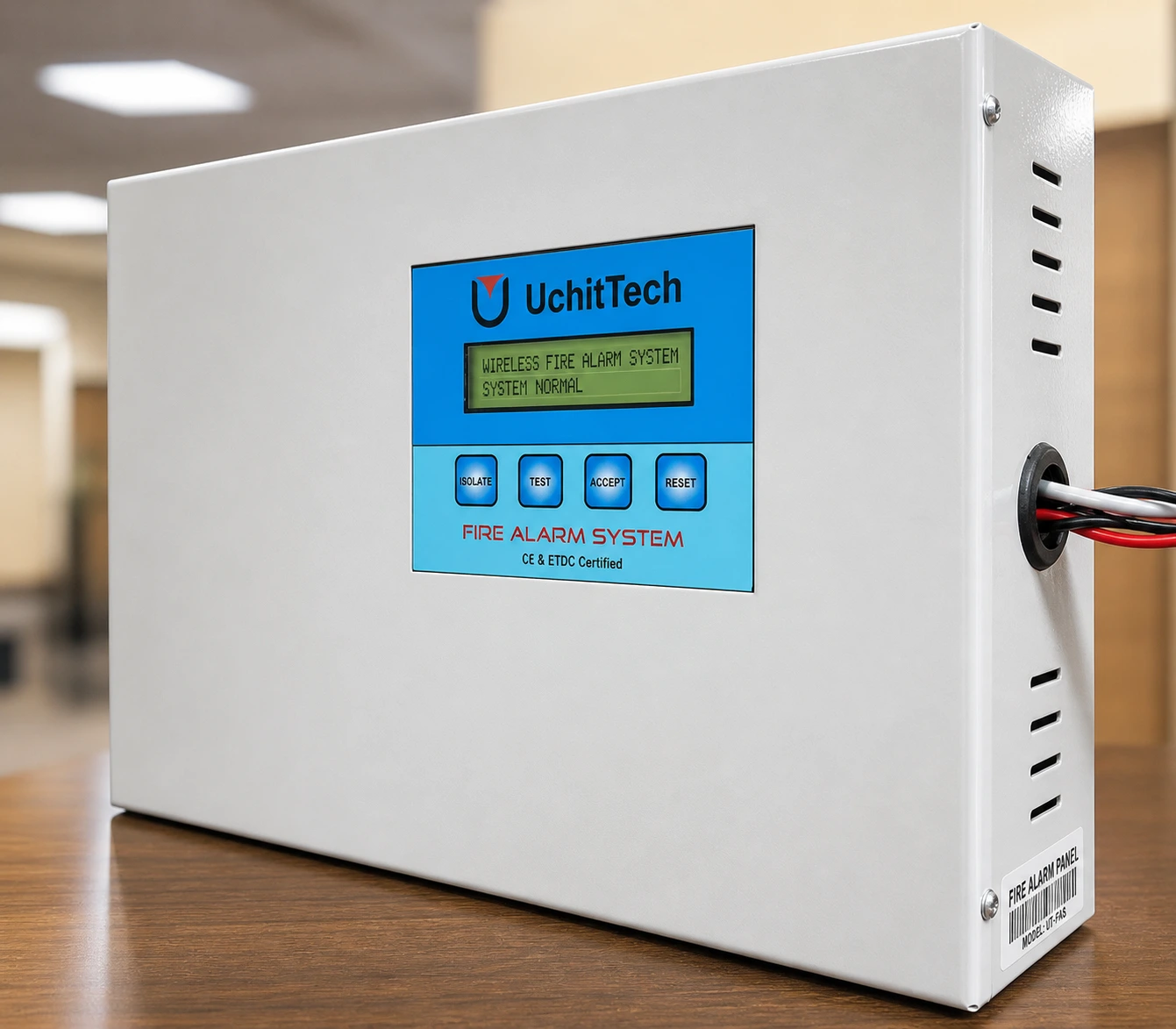 Conventional fire alarm system for small and mid-sized buildings in India
