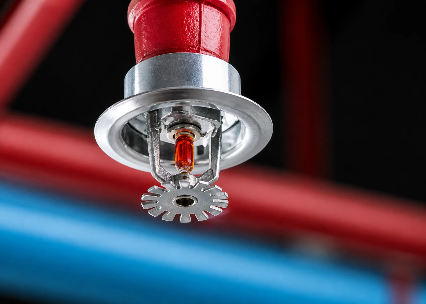AI-connected fire sprinkler suppression system installed by Uchit Technology in Pune, India